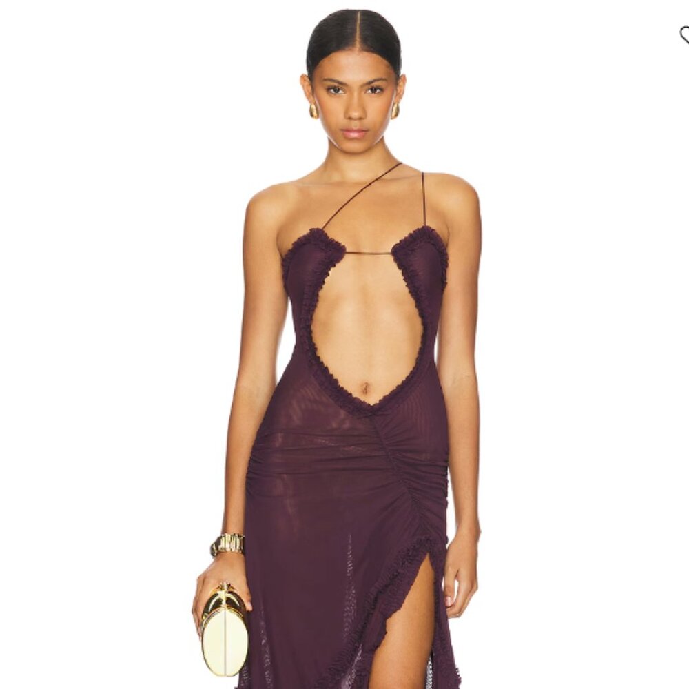 Jaded London Fatale Maxi Dress in Dusk